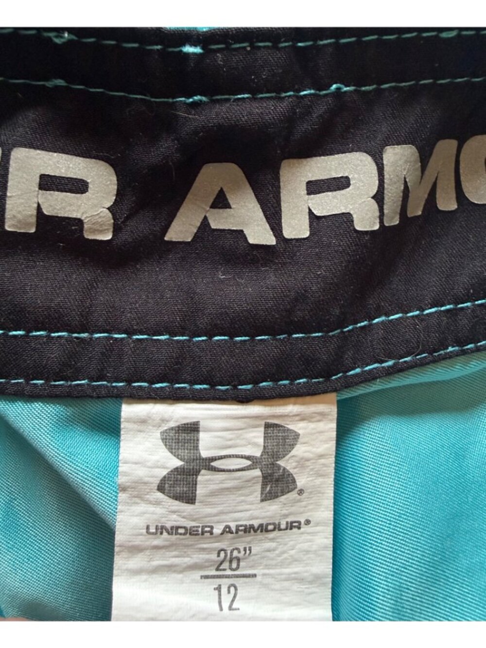Under Armour Blue Swimming Board Shorts Boys Size 12 - Picture 5 of 5